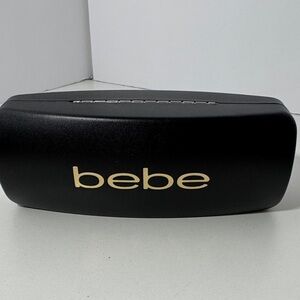 Bebe Black and Gold Sunglasses Case - Used with flaw.